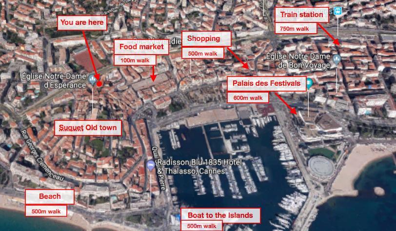Forville Cannes Bagian luar foto